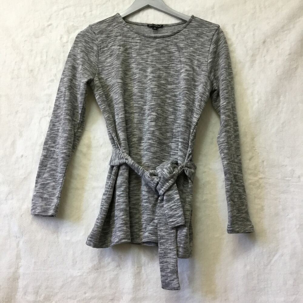J.Crew Mercantile Gray Long Sleeve Top